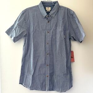 Vans Blue Casual Button Down Shirt